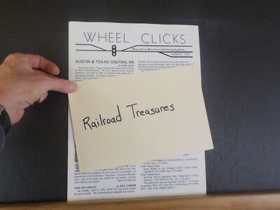 Wheel Clicks 1994 August Pacific Railroad Society Austin & Texas Central RR