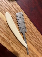 Antique Mustache Trimmer - Durham Duplex Made in USA - Bakelite Hair Trimmer