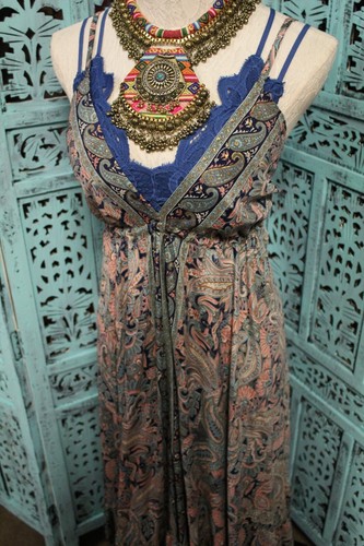 Bohemian Paisley Long Dress - Picture 2 of 4