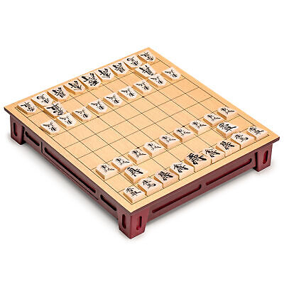 BSTFAMLY-Shogi Japonês De Madeira, Brinquedo De Mesa De Jogo De