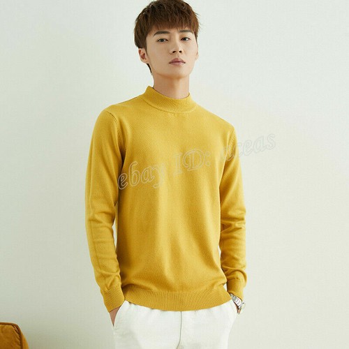 Cashmere Wool Blended Knit Sweater Tops 
