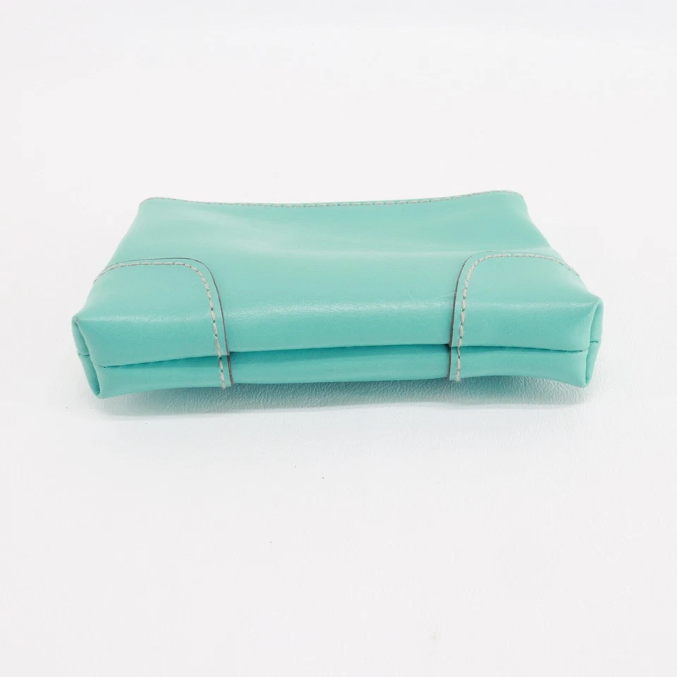 Liz Claiborne Villager 化妆盒小号浅绿色拉链衬里 — 第 3/4 张图片