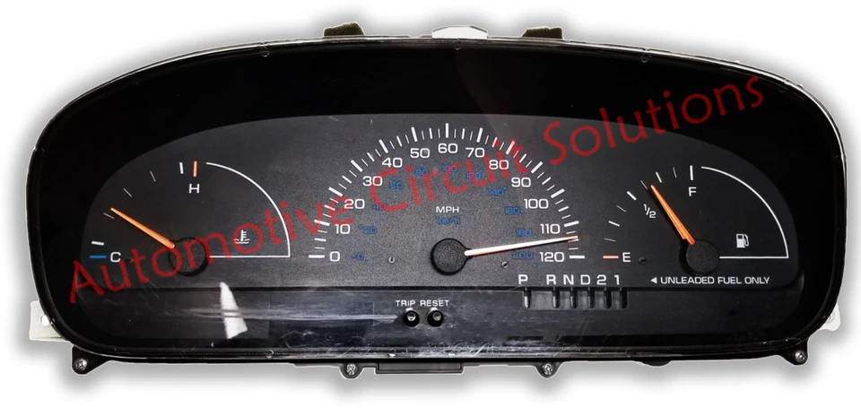 Chrysler Town & Country 1996-00 pantalla de cuadro de instrumentos *Servicio de reparación Foto 4 de 4