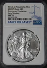 2020-(P) American Silver Eagle NGC MS70 EP Early Releases - ✪COINGIANTS✪