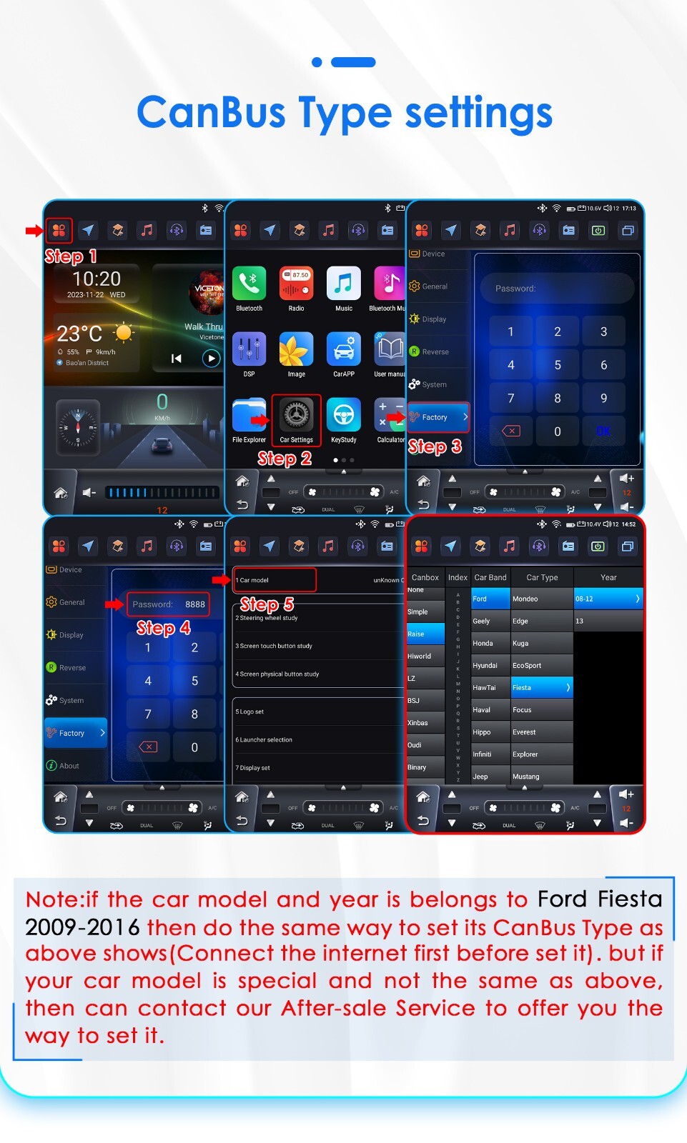128GB For Ford Fiesta 2009-16 9.7'' 8Core Android Car Radio Stereo CarPlay WIFI