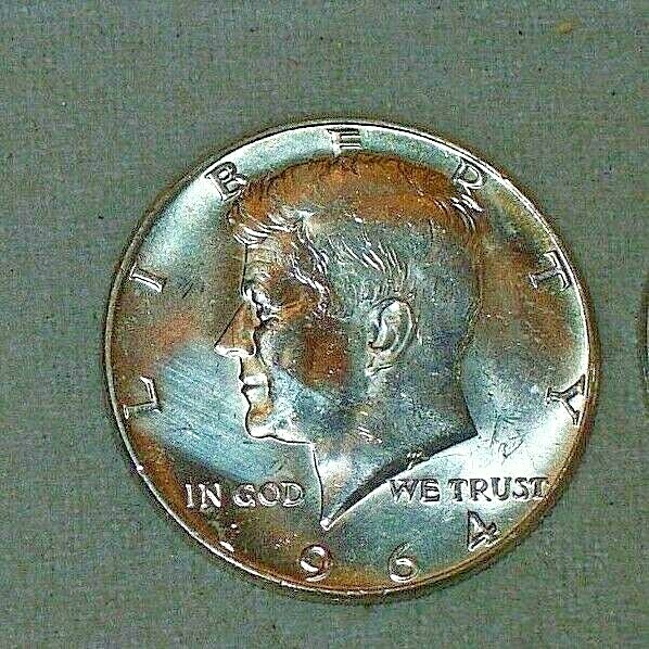 Moneta Commemorativa Colorata Cardinale Bird E JFK Kennedy Mezzo Dollaro Usa Collezione Numismatica - Foto 6