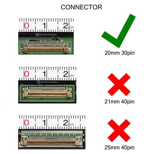 Schermo display LED LCD 15,6" IPS FHD compatibile per HP Pavilion 15-CW1011NF - Foto 6 di 9