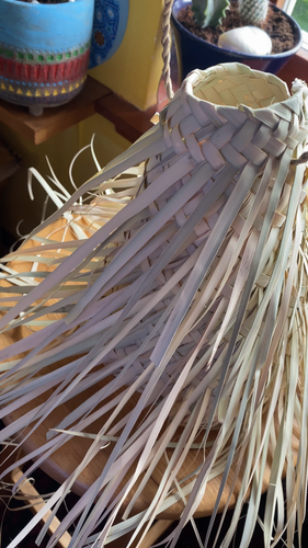 Moroccan handmade bohemian light pendant, raffia lamp shade L50 cm - Video 1 of 1