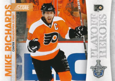 2010-11 Score PLAYOFF HEROES #6 MIKE RICHARDS - Philadelphia Flyers
