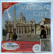 View Master B178, Vatican City Nations of the World Series, 3 Reel Set w/Booklet