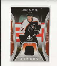 Jeff Carter 06-07 Upper Deck SP Game Used Authentic Fabrics Jersey