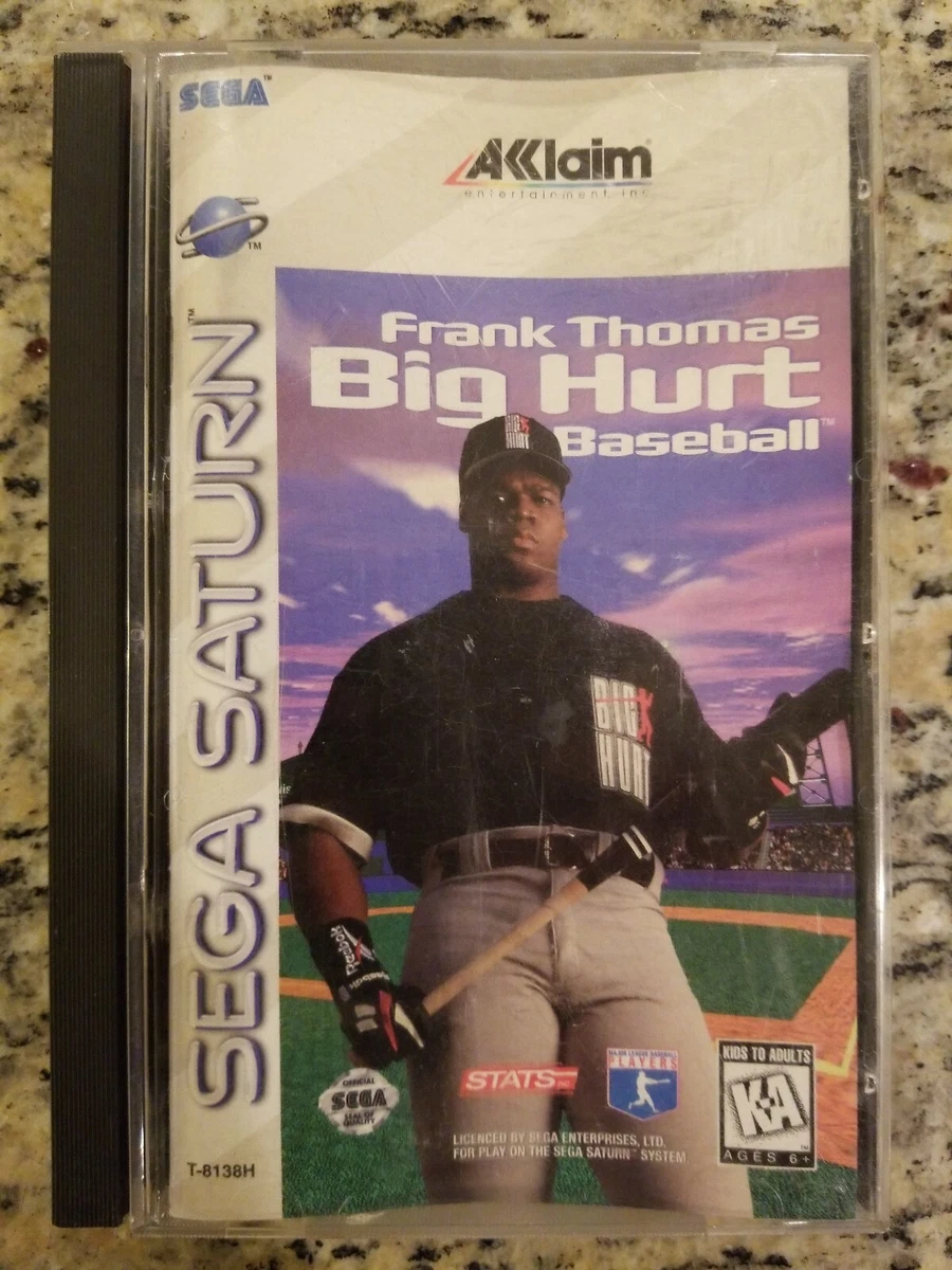 Frank Thomas Big Hurt Baseball Sega Saturn - UK PAL GC