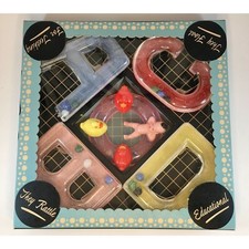 Vintage 1950's Rare Knickerbocker Floating Toys ABCD Rattles Made In USA