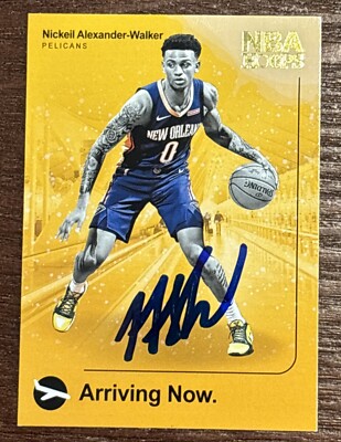 NICKEIL ALEXANDER-WALKER 2019-20 Panini Hoops #17 Arriving Now Insert Signed RC