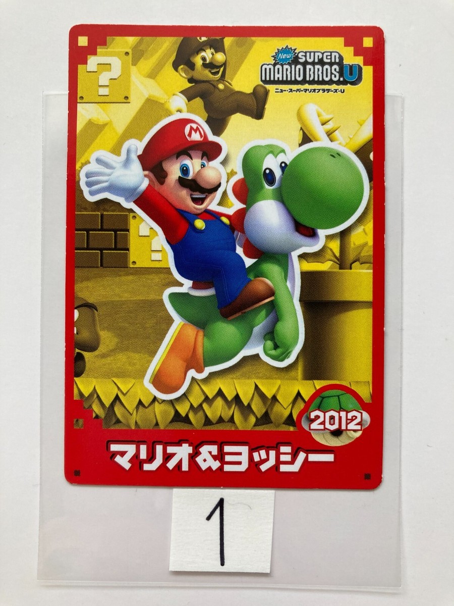 Super Mario Bros. Cards Yoshi TCG Japanese Japan Comic Nintendo