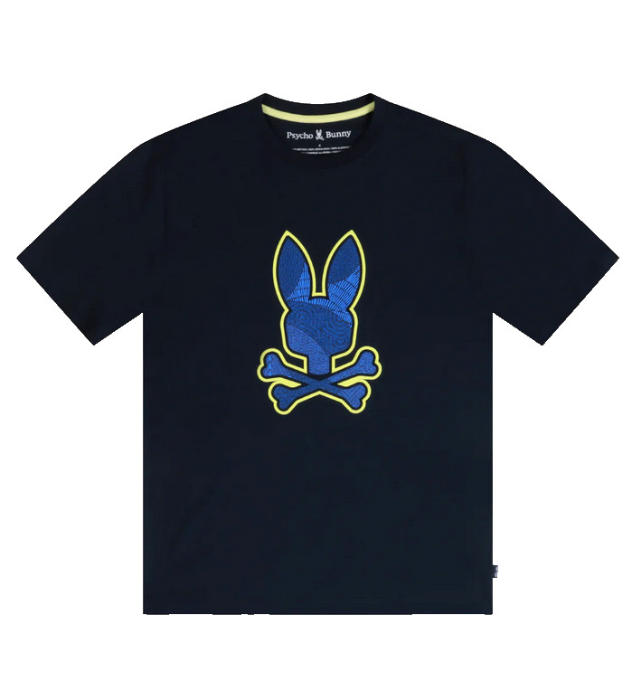 ФУТБОЛКА PSYCHO BUNNY СИНЯЯ PSYCHO BUNNY B6U174B2TS NVY 10590₽