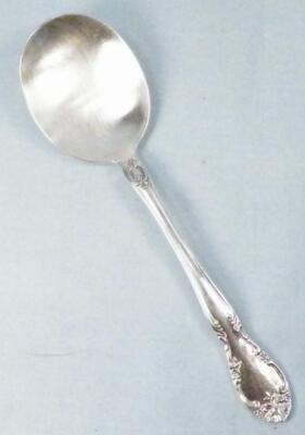 Gorham New Elegance Soup Spoon Silverplate Round Bowl Flatware 1947 Vintage