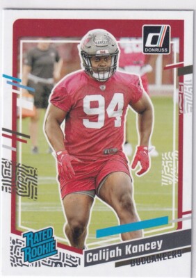 Panini Football NFL Donruss 2023 No 393 Calijah Kancey Rated Rookie
