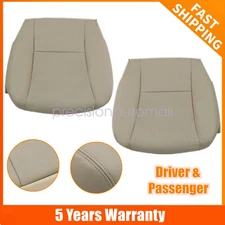 Driver + Passenger Bottom Leather Cover Tan Fit For 2007-2012 Lexus LS460 600h L