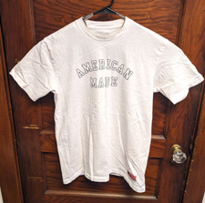 American Giant Flag Collection Arc Graphic Tee Men L USA Made Varsity Print