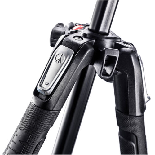 Manfrotto 190X 3 Section Aluminum Tripod with XPRO Fluid Head, 63" Max Height - Picture 3 of 4