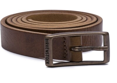 NWT Birkenstock Women Skinny Ohio Cognac Brown Leather Belt  display picture 3