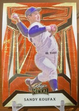 2023 Leaf Metal Baseball Sandy Koufax Super Prismatic Gold Wave 1/1 Dodgers SSP