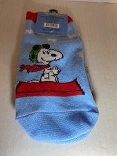 New peanuts snoopy red barron kids socks size 9-11