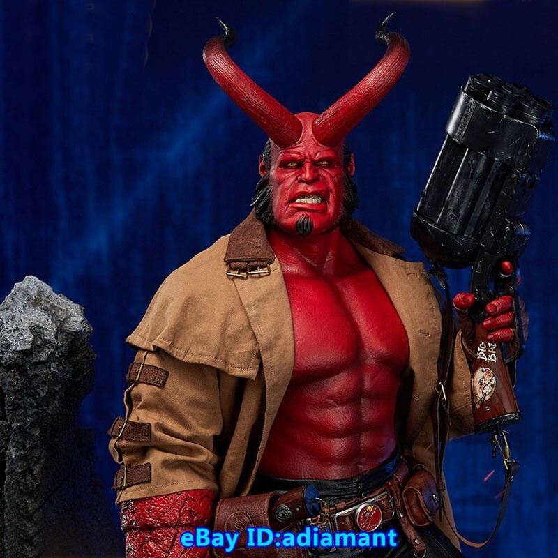 Hellboy II フィギュア Hellboy II: The Golden Army Hellboy 1/4 Superb Scale Statue