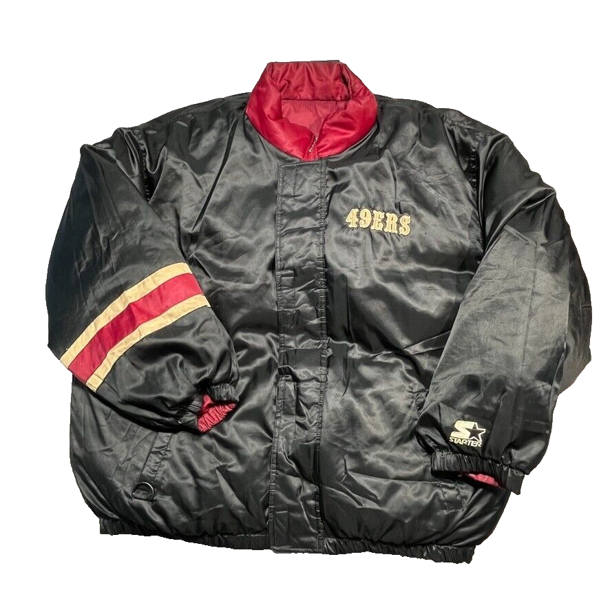 San Francisco 49ers Jacket Mens XL Vintage Starter Puffer