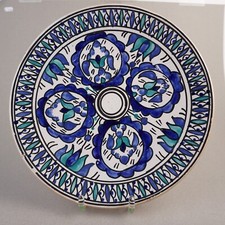 Wandteller - Zierteller aus Keramik Handbemalt  Ø 31 cm