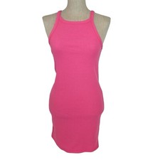 NWOT Out From Under Ribbed Tank Bodycon Mini Dress Pink M Urban Outfitters