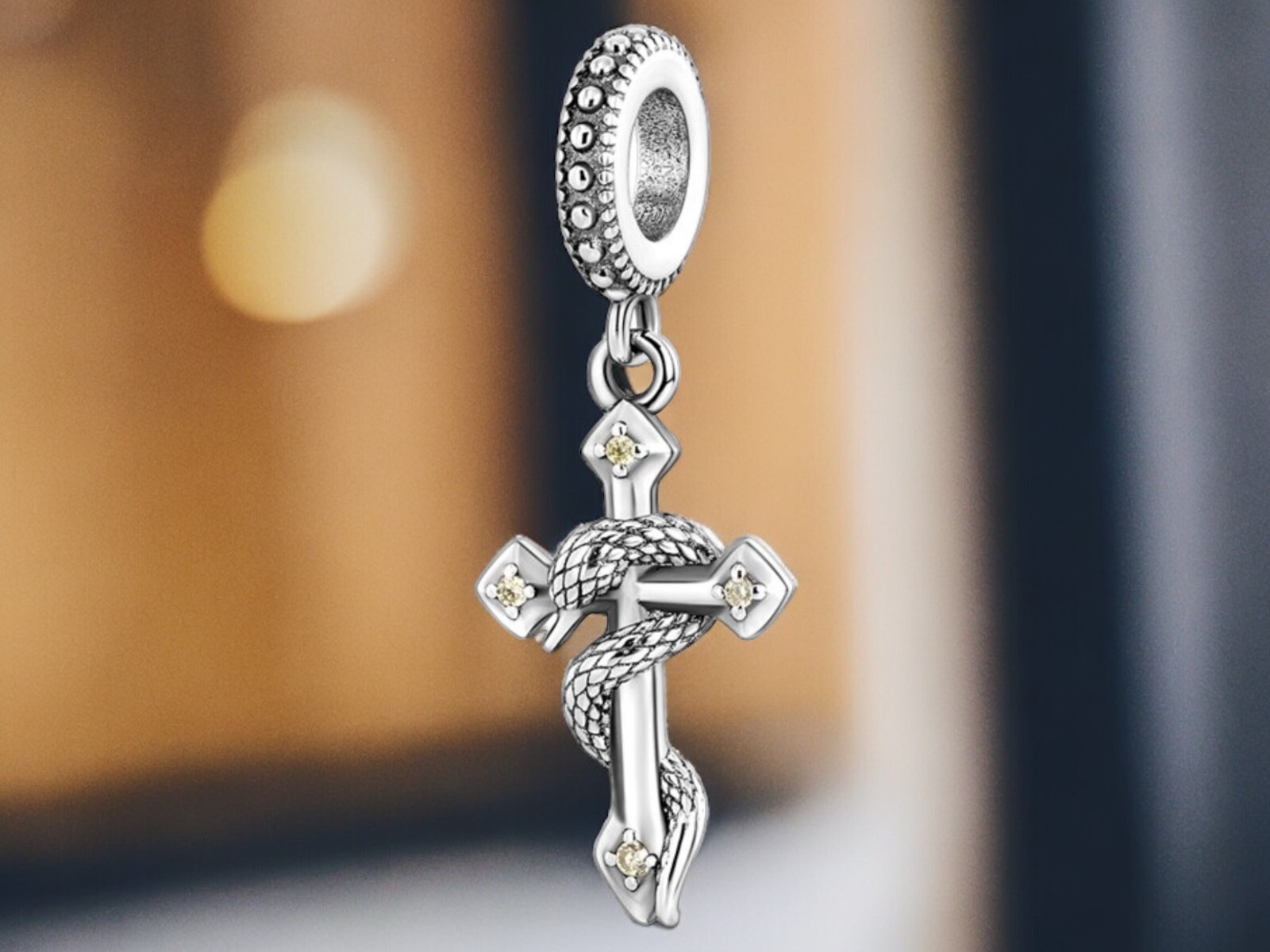 Religion Kreuz Jesus Christus Bibel Kirche Gott Anhänger Armband 925 Silber