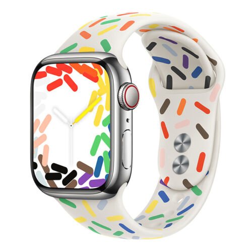 Pride Edtion Sport Band Strap for Apple Watch 9 8 7 6 5 SE 44/41/45/49mm Ultra 2 - Picture 17 of 24