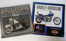 2 Harley Davidson Calendars 1998 and 2004 Hallmark 95th Anniversary Dateworks