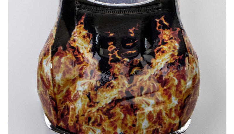 HO Slot Car New Goods!AFX Mega G 1968 Chevy Corvette L88 427 Black Frame Clear Collector TYCO