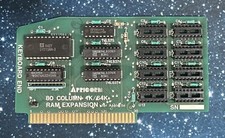 Apricorn 1K/64K RAM Expansion Card for Apple II  IIe   Tested