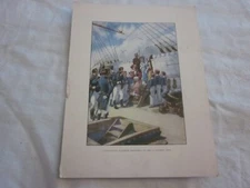 Print of Christmas Guests arriving on the Flagship Constitution? 1814