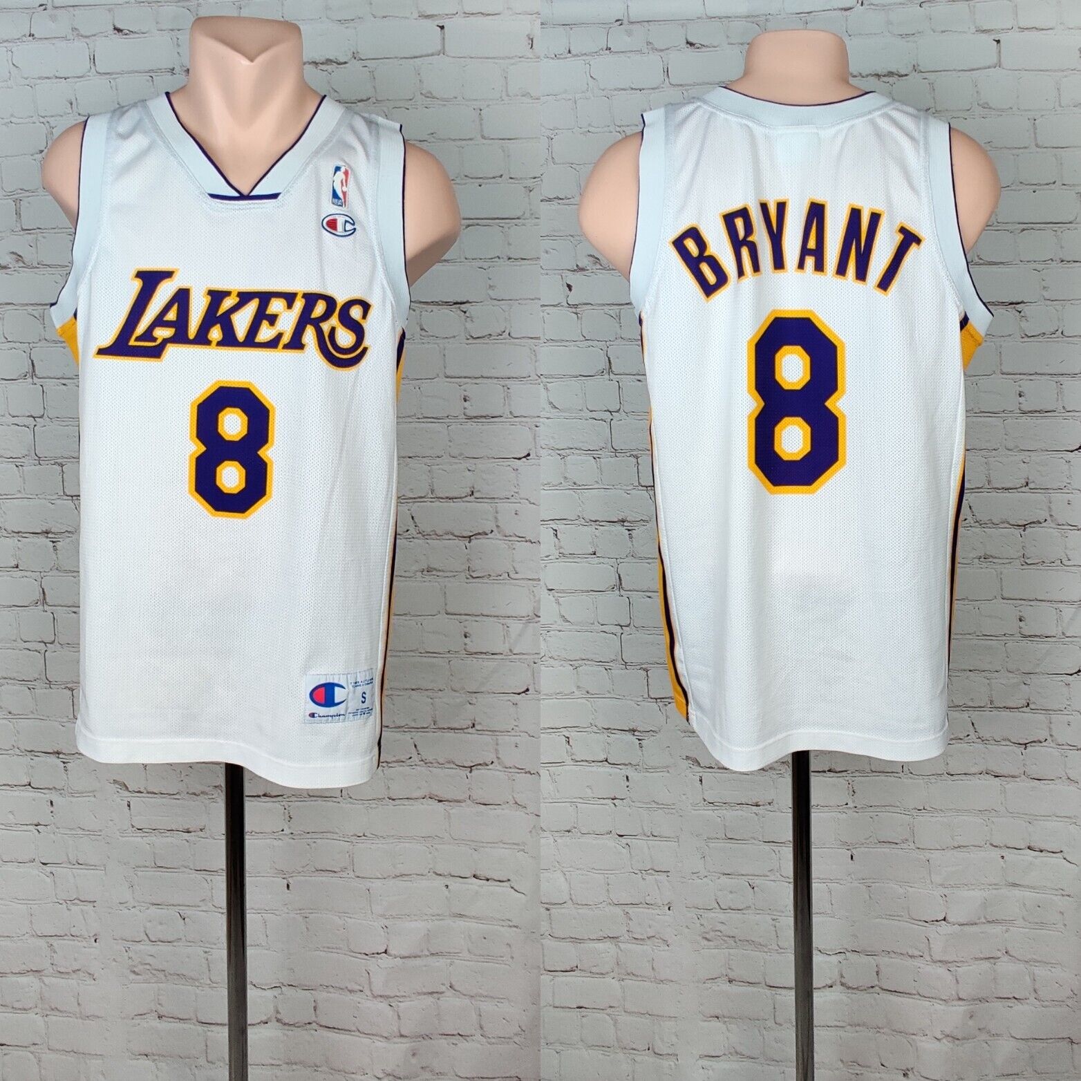 Los Angeles Kobe Bryant 8 Lakers White NBA Jersey –