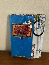 Mickey Friends At Home Tailored Valance Tour De Mick 80 x 14