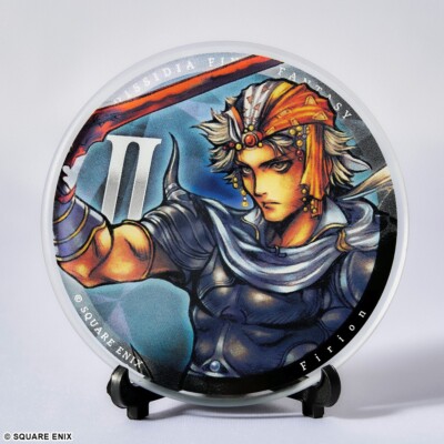 FINAL FANTASY I・II・III・IV・V・VICOLLECTION Final Fantasy I II III IV V VI VII Display Glass Plate Collection