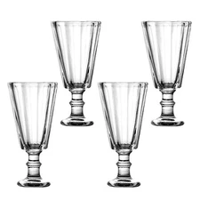 4 pc Faceted Shot Glass Set Lafitnik Russian Ryumka 50 ml Лафитник Рюмка
