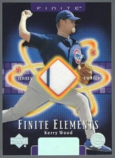 Kerry Wood 2003 Upper Deck Finite Elements Game Jersey Card# FE-KW
