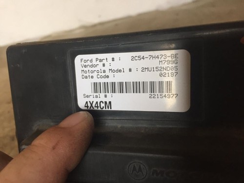 2C54-7H417-BE Transfer Case TCCM Computer Module 02 2002 Ford Explorer