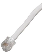 NEW ZENITH TL1025W WHITE 25 FOOT PHONE TELEPHONE LINE CORD 6315774