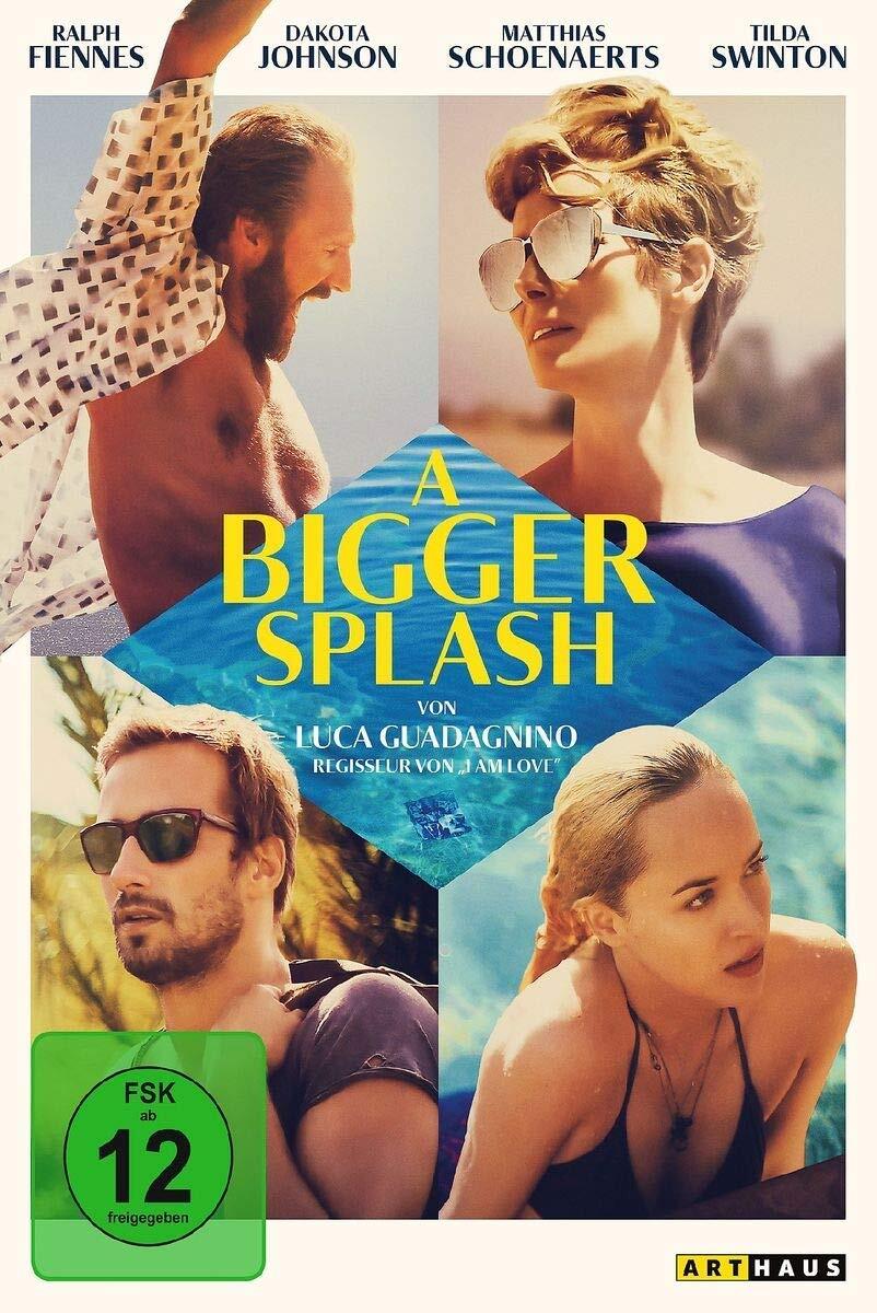 A Bigger Splash (DVD) Tilda Swinton Ralph Fiennes Matthias Schoenaerts