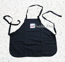 CND Shellac Apron - "I Love CND Shellac" - Nail Salon Black Apron Ship in 24H