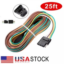 25 4 Pin Flat Trailer Wiring Harness Kit Wishbone Style For Trailer Tail Lights