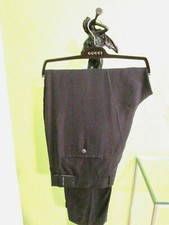 BLACK LABEL GIORGIO ARMANI-SMOKE MELANGE BUTTON PANTS-- 995-NEW/W/TAG-40