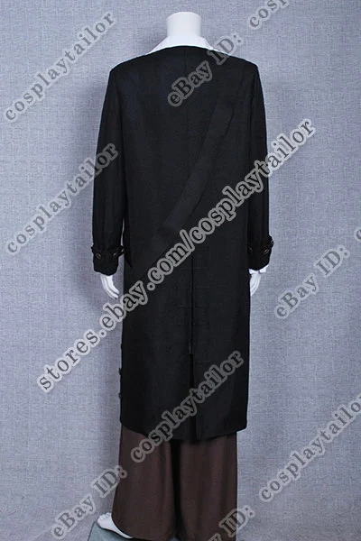 Piratas del Caribe Cosplay Barbossa Disfraz Abrigo Gran Calidad Halloween Foto 2 de 4